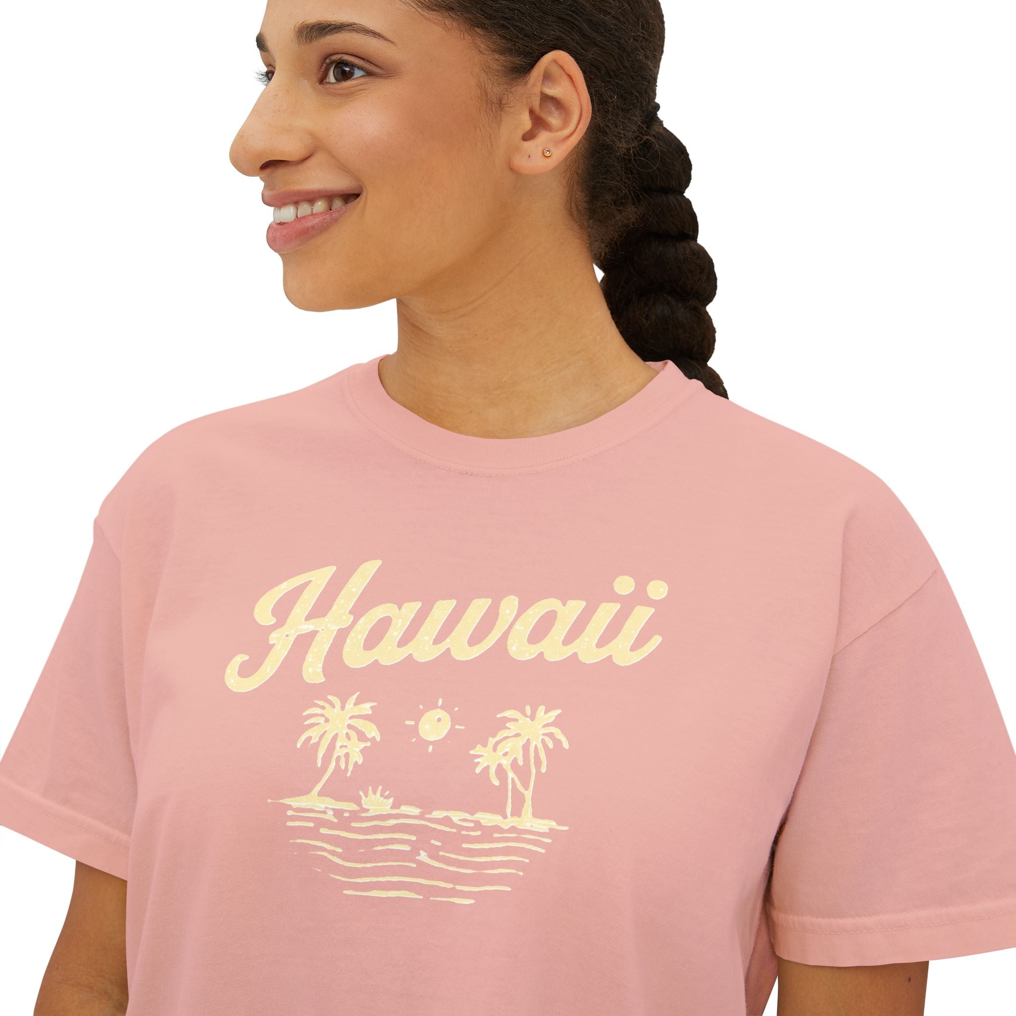 Hawaii Women's Boxy Tee — Salty Shenanigans