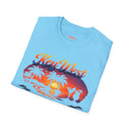 Key West Beach Palm T-Shirt Printify