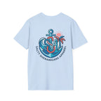 Salty Shenanigans Anchor Monogram Tee | Coastal Lifestyle T-Shirt | Gildan 64000 Softstyle Printify