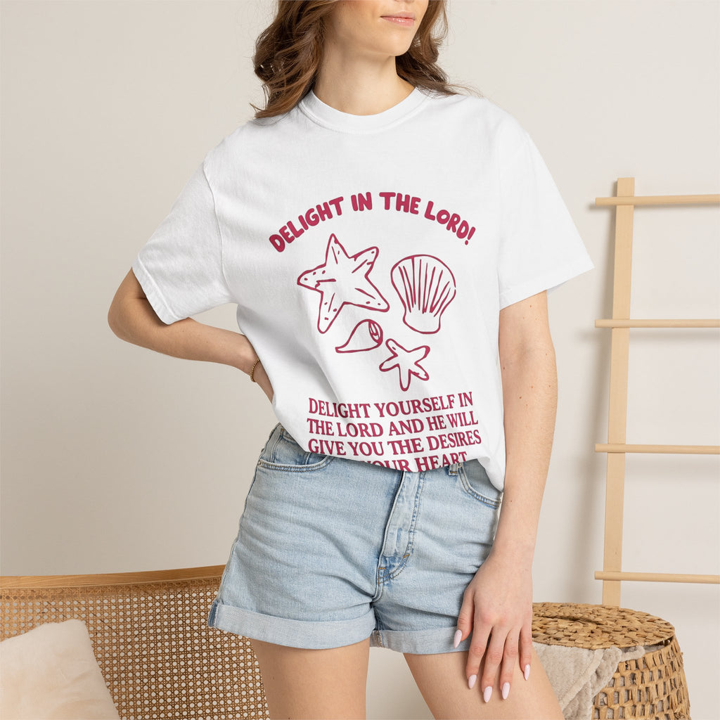 Clothed In Christ T‑Shirt —Delight In The Lord Tee Printify