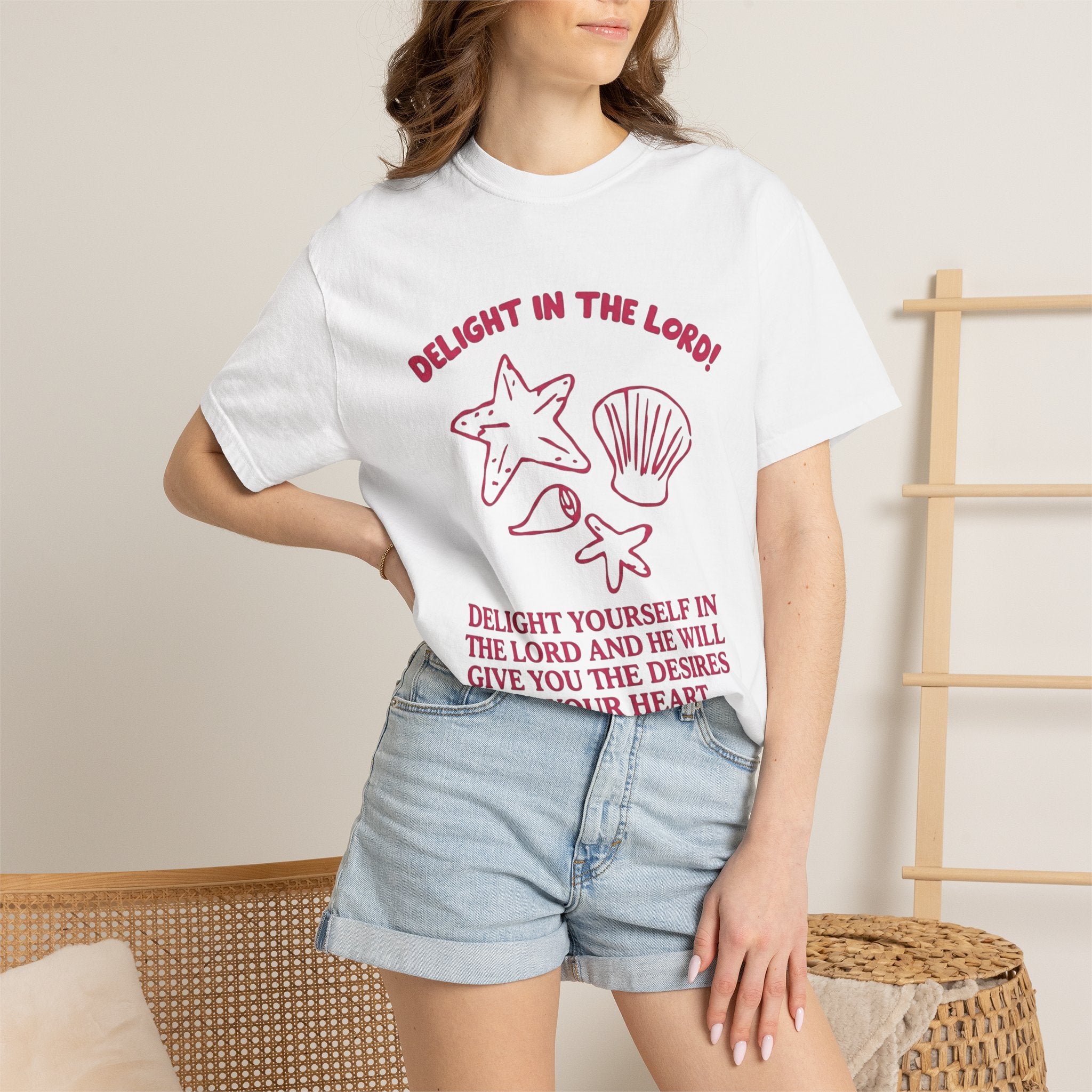 Clothed In Christ T‑Shirt —Delight In The Lord Tee Printify