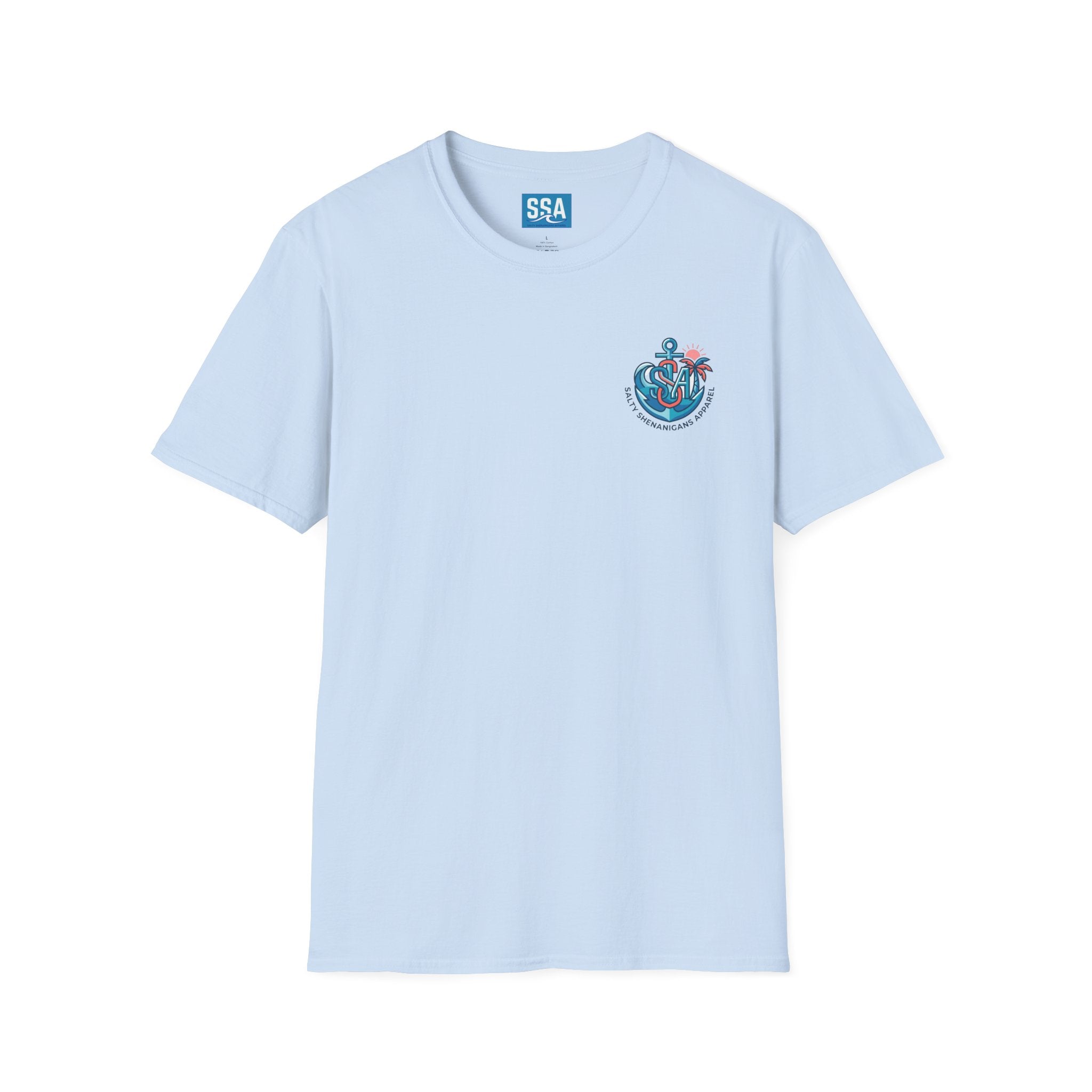 Palm Anchor SSA Salty Shenanigans Beach Tee Printify
