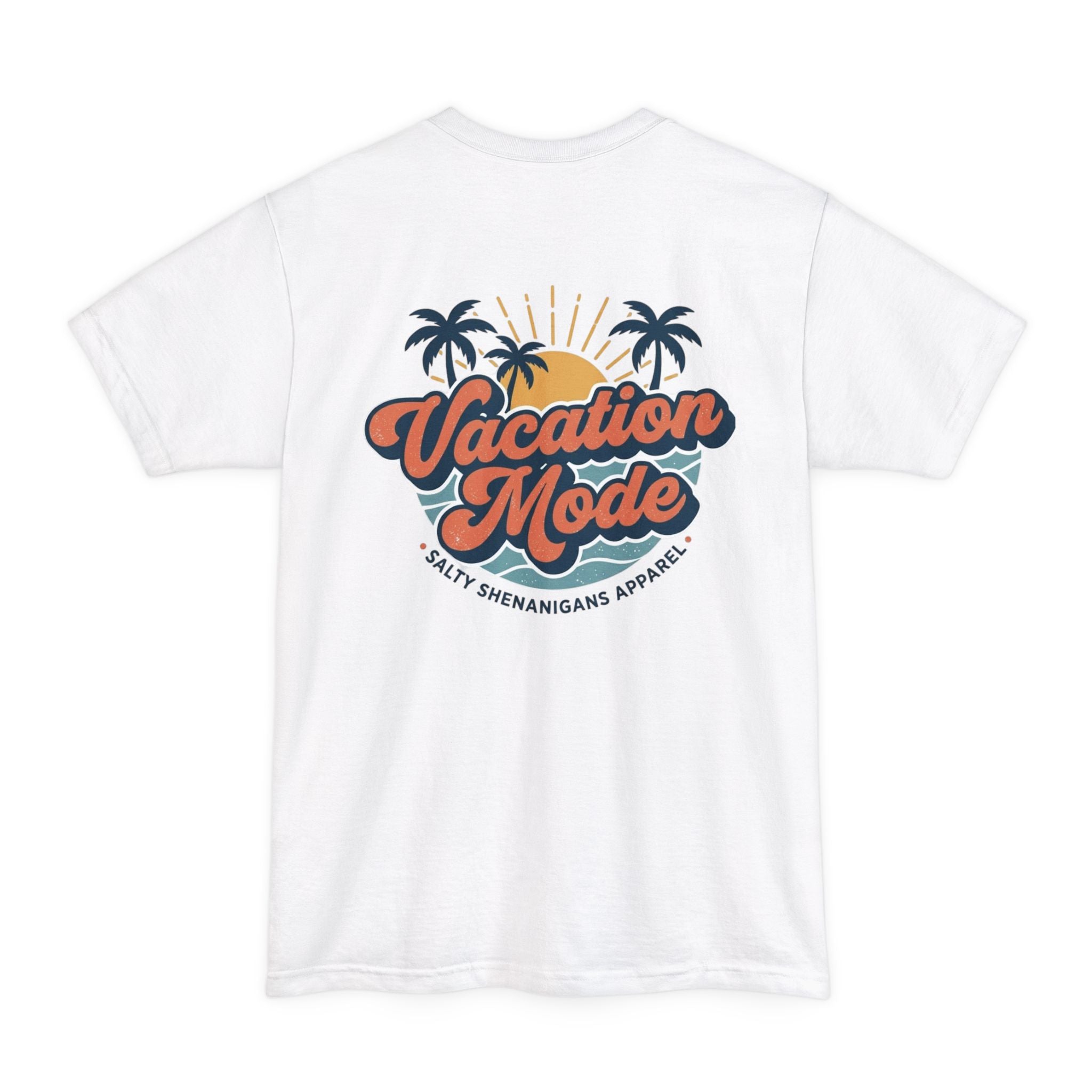 Vacation Mode Tall Shirt | Men's Coastal Resort Graphic Tee | Big & Tall Beach Shirt Printify