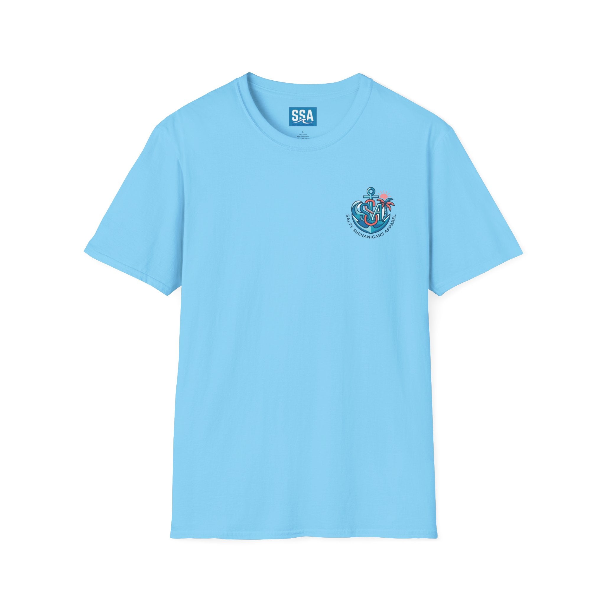 Palm Anchor SSA Salty Shenanigans Beach Tee Printify