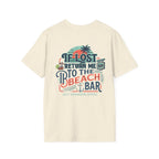 If Lost Return Me To The Beach Bar T-Shirt | Funny Coastal Vacation Graphic Tee | Gildan 64000 | Salty Shenanigans Apparel Printify