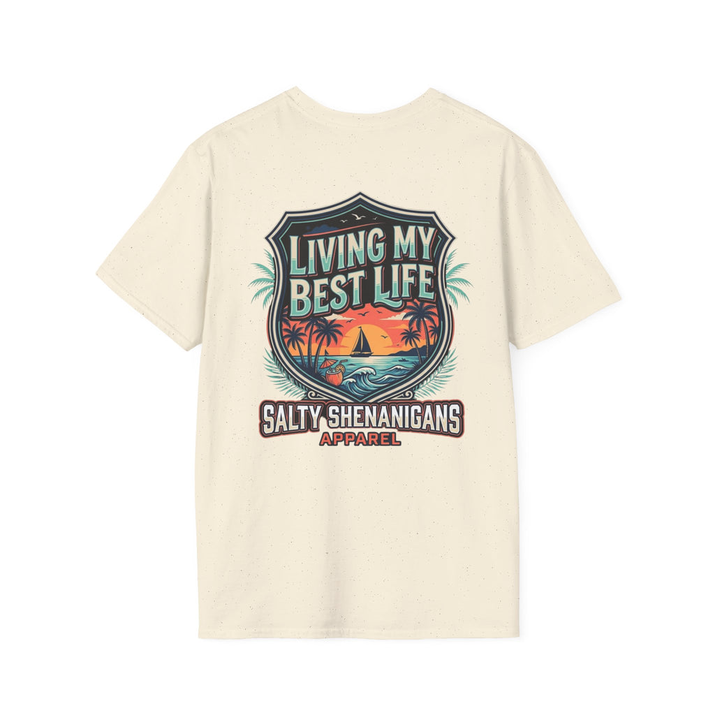 Living My Best Life Shirt | Beach Vacation Tee Printify
