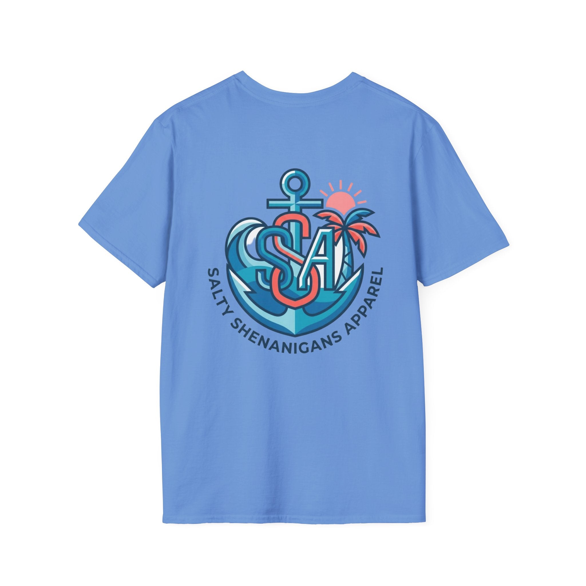 Palm Anchor SSA Salty Shenanigans Beach Tee Printify