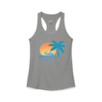 Women's Salty Shenanigans Palm Sun Racerback Tank Printify