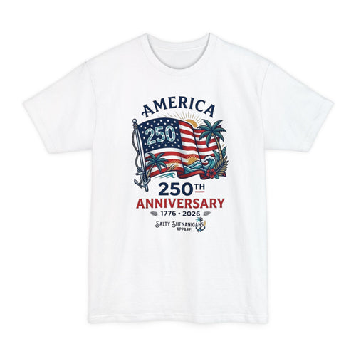 Americas 250th Palm Tall T-Shirt — Salty Shenanigans Apparel Printify