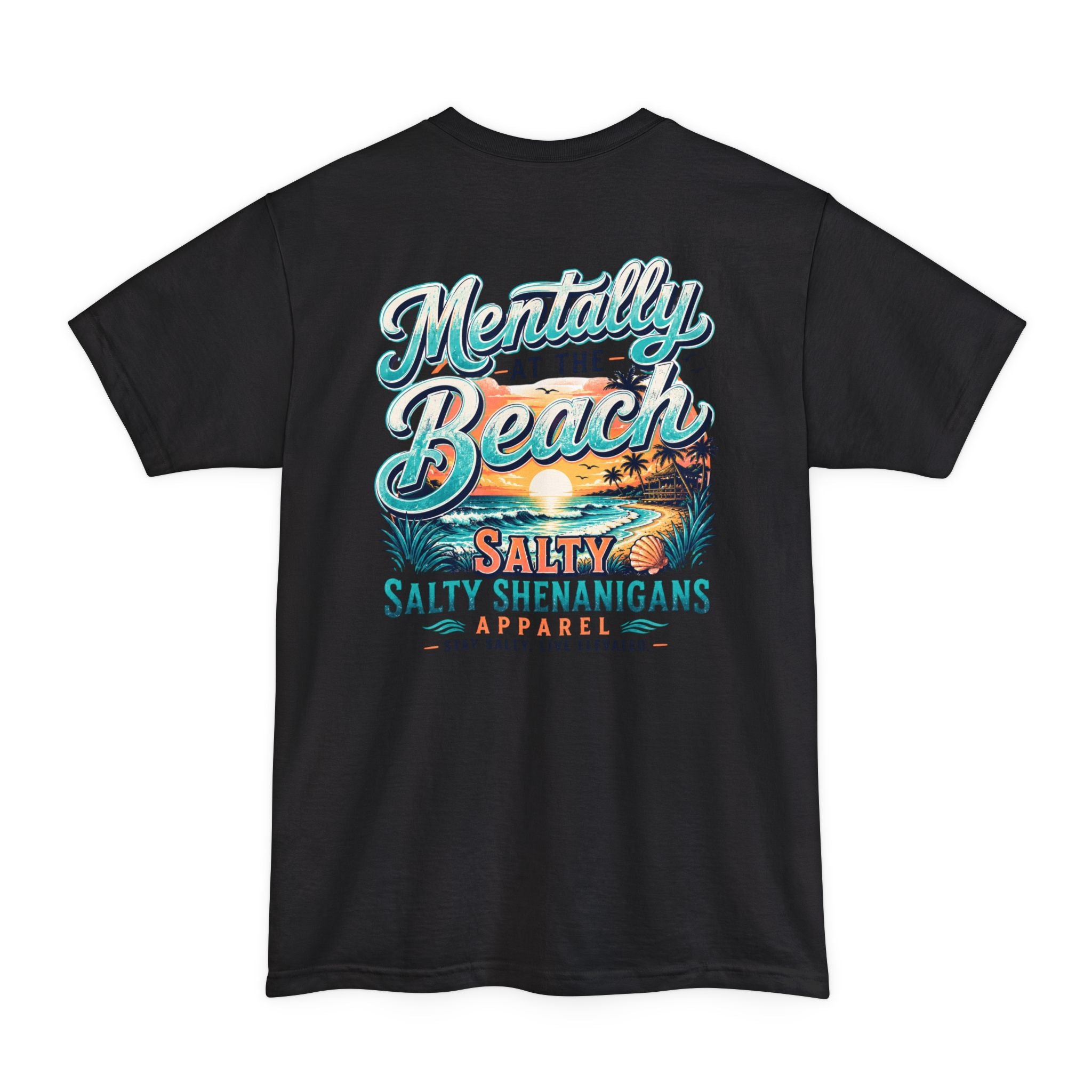 Mentally at the Beach Hanes Beefy-T® Tall Tee Printify