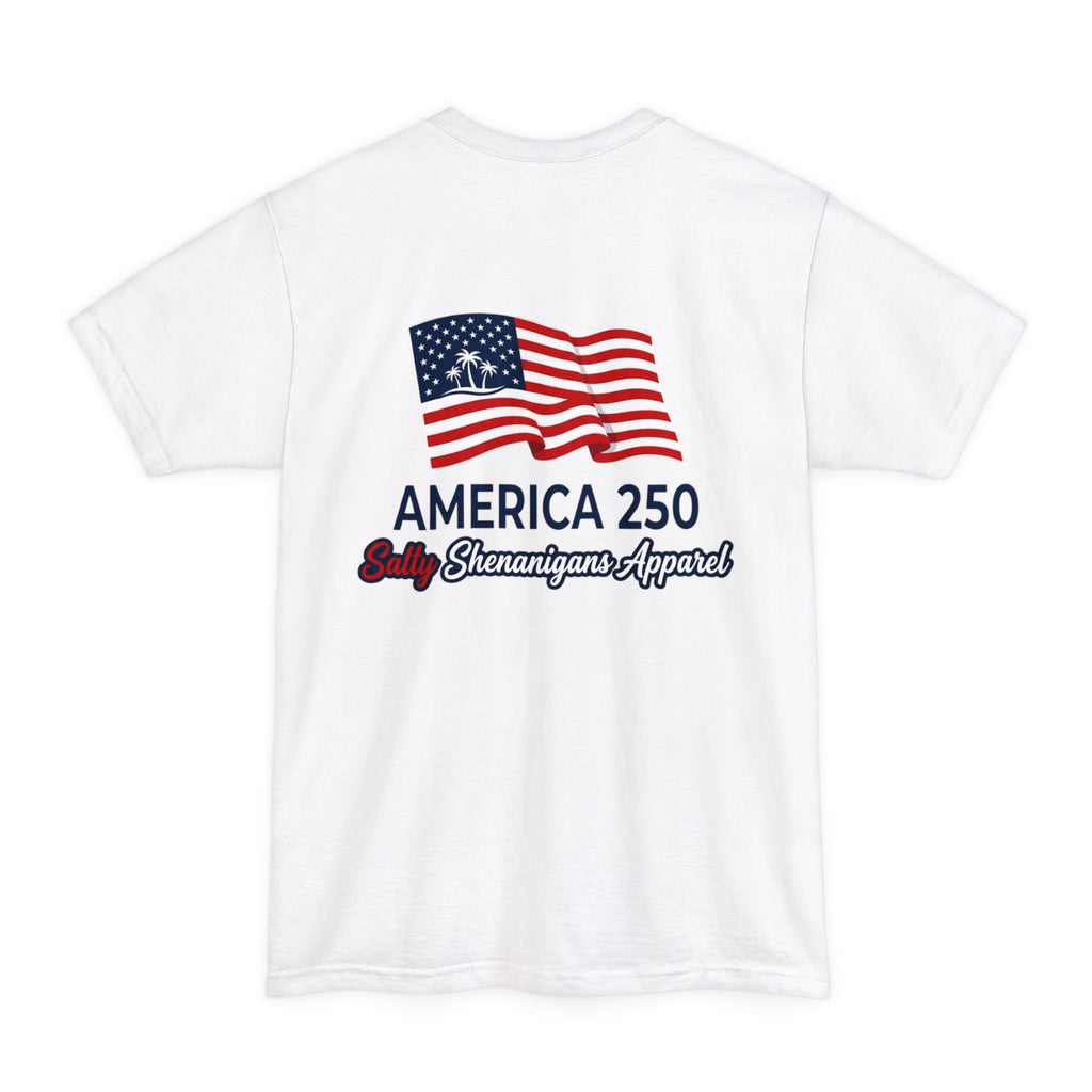 America 250 T-Shirt — American Flag Patriotic Tee Printify