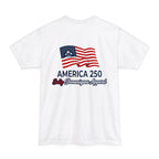 America 250 T-Shirt — American Flag Patriotic Tee Printify