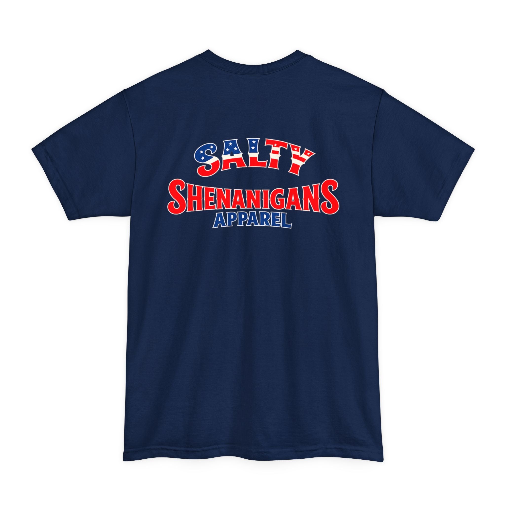 Patriotic Salty Shenanigans Apparel Tall T-Shirt Printify