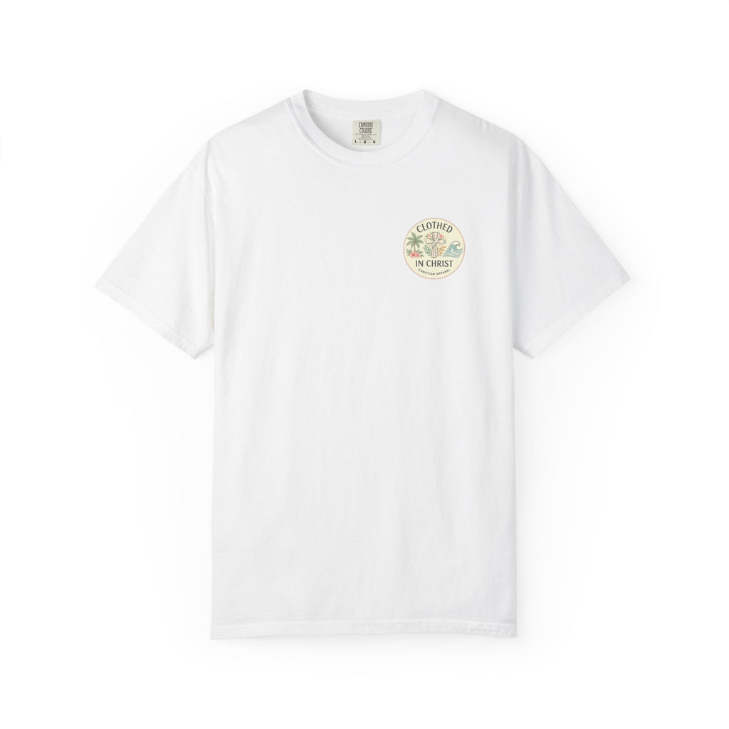 Clothed In Christ -Christian T-Shirt — "Jesus Died For You, Live For Him" Graphic Tee Printify