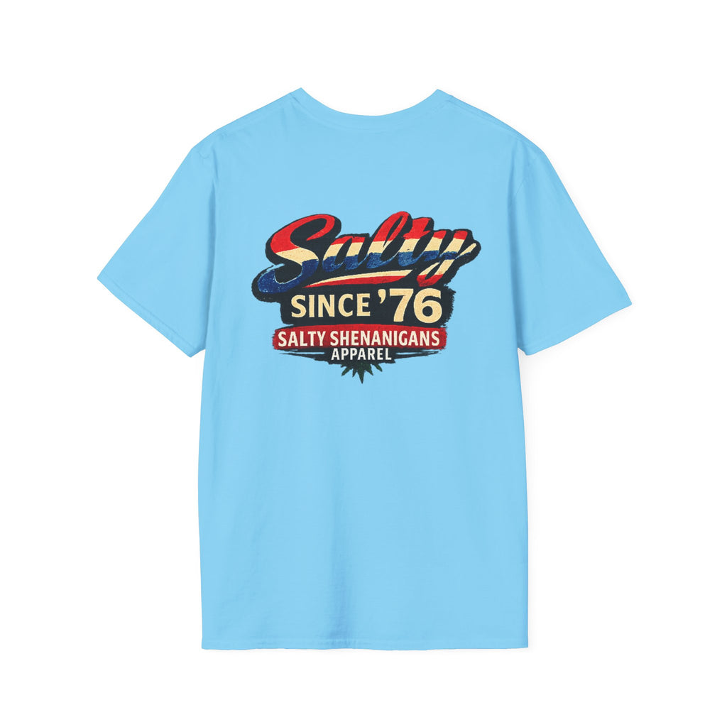 Salty Shenanigans Apparel America 250 1876 T-Shirt Printify