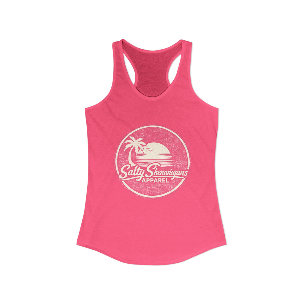 Salty Shenanigans Apparel Racerback Tank Printify