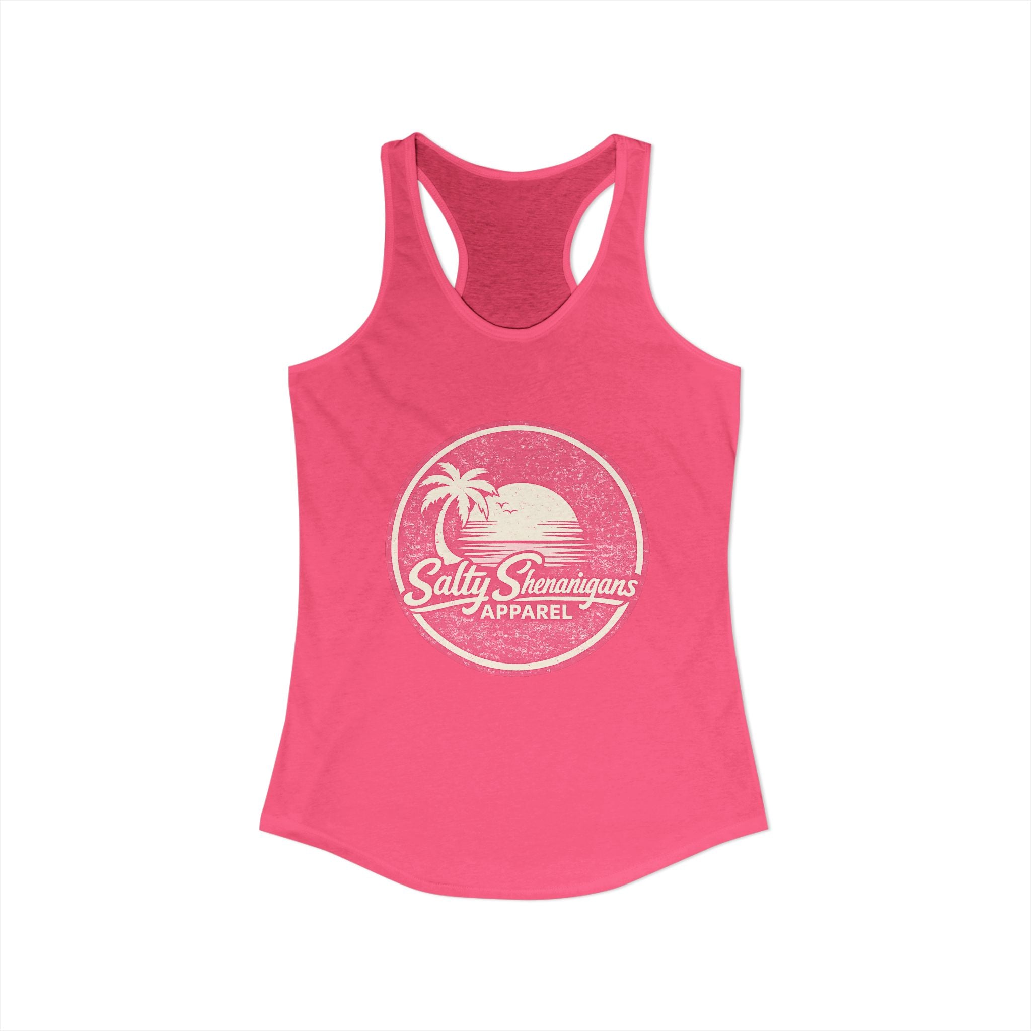 Salty Shenanigans Apparel Racerback Tank Printify