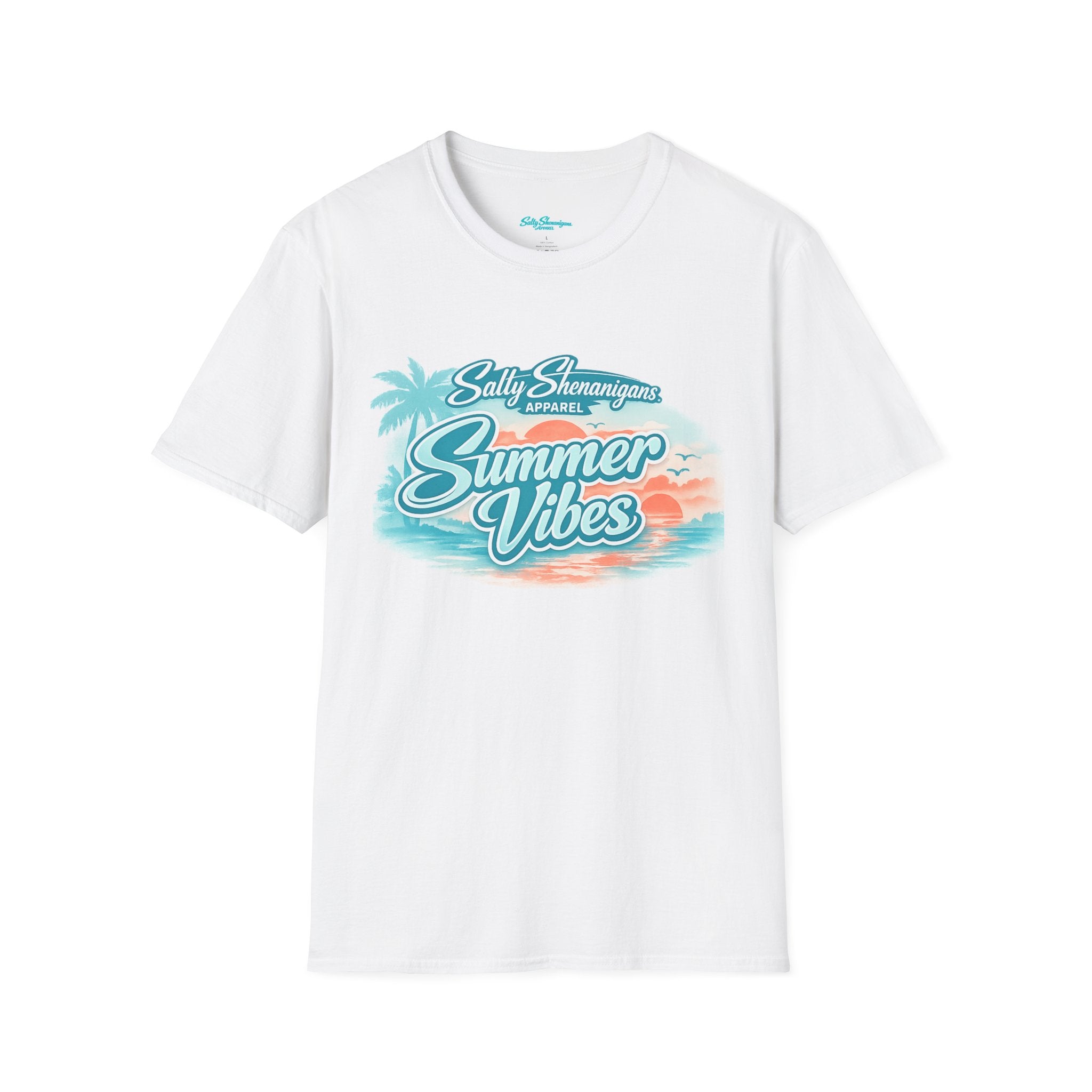 Summer Vibes T-shirt Salty Shenanigans Apparel Printify