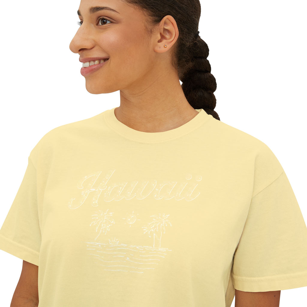 Hawaii Women's Boxy Tee — Salty Shenanigans