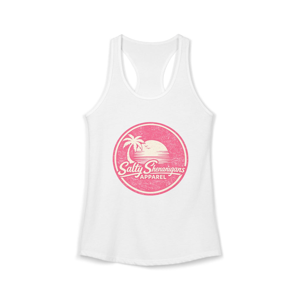 Salty Shenanigans Apparel Racerback Tank Printify