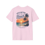 Salty Shenanigans Apparel Life's Better At The Beach T-Shirt Printify