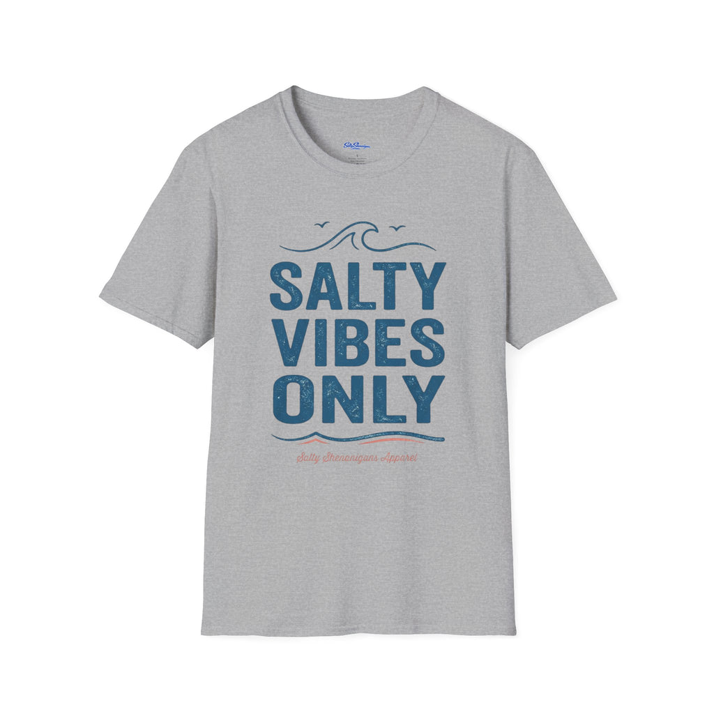 Salty Shenanigans Apparel Salty Vibes Only T-Shirt Printify