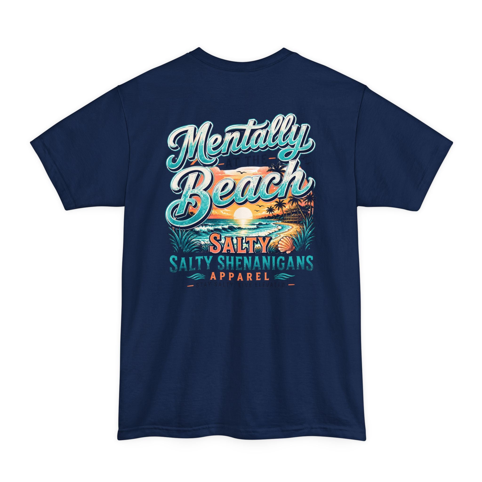 Mentally at the Beach Hanes Beefy-T® Tall Tee Printify