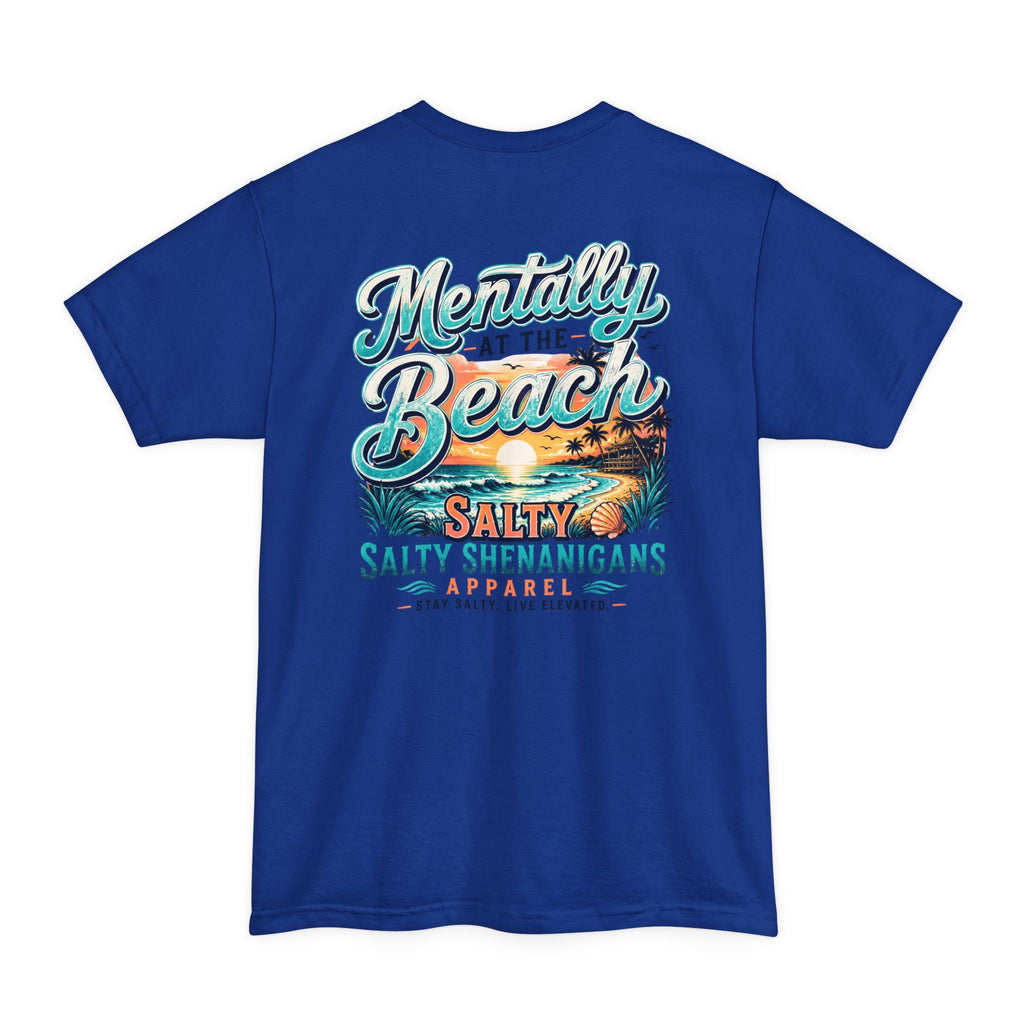 Mentally at the Beach Hanes Beefy-T® Tall Tee Printify