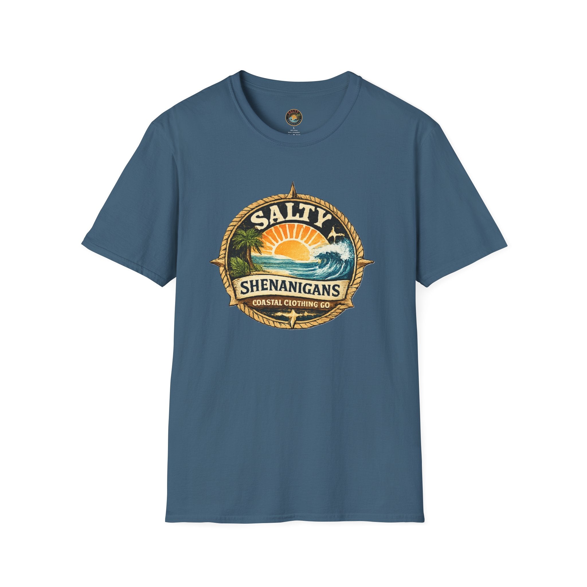 Salty Shenanigans T-Shirt — Coastal Tiki Beach Vibes