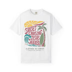Clothed In Christ T‑Shirt — Sunset Chasing Jesus Seeker Tee Printify