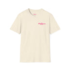Salty Shenanigans Sunset Palm Pink T-Shirt Printify