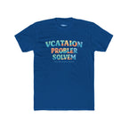 Funny 'Vacation Problem Solver' Beach Tee — Coastal Colors Cotton Crew Printify