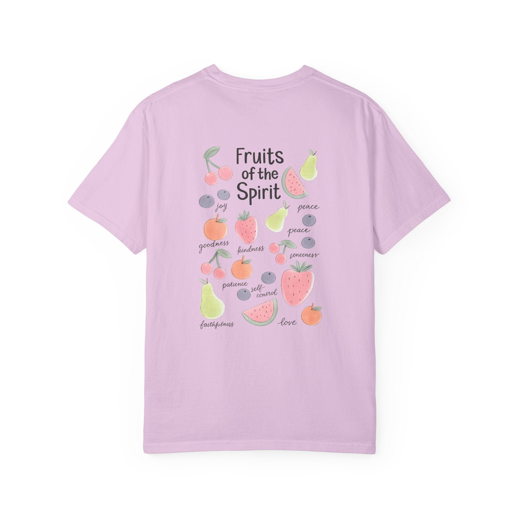 Fruits of the Spirit T‑Shirt — Colorful Fruit Faith Graphic Tee Printify