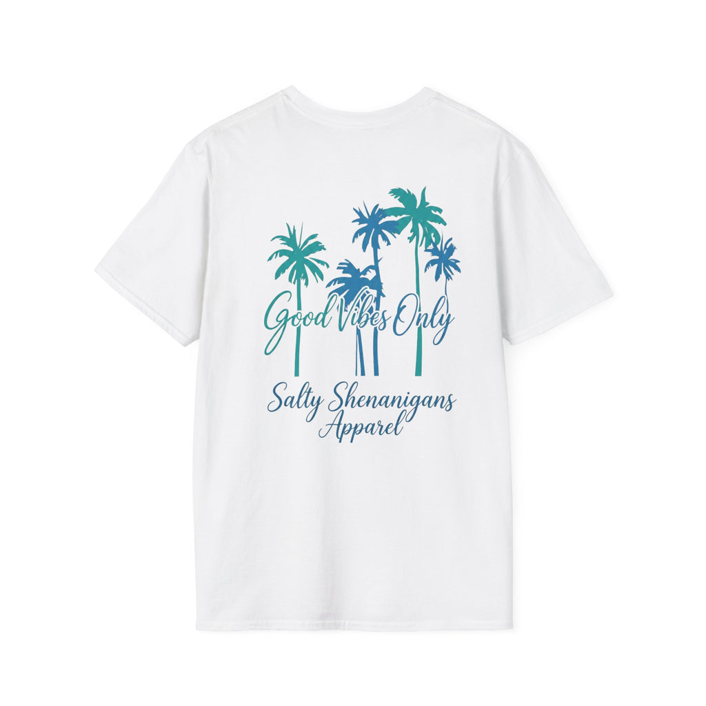 Good Vibes Only Coastal Palm Tee | Salty Shenanigans Apparel Printify