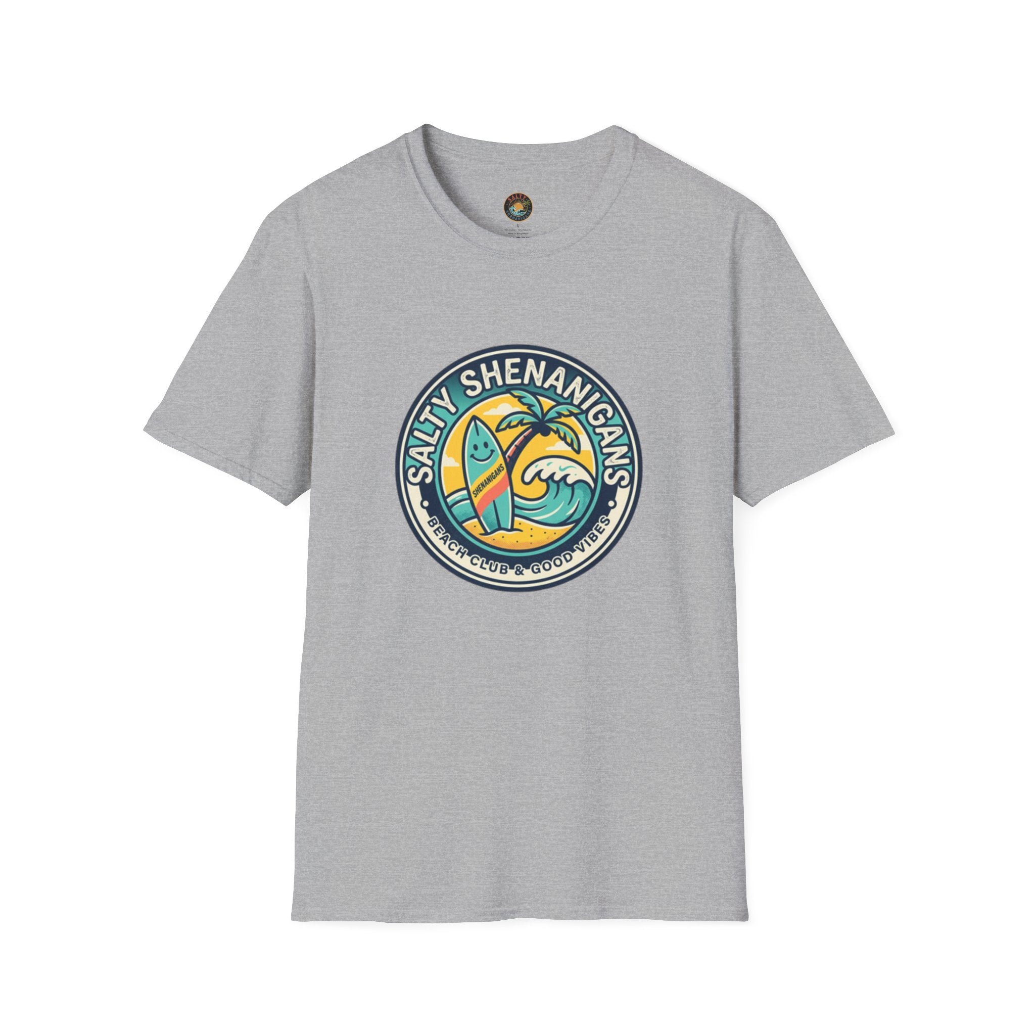 Salty Shenanigans Beach Club 'Good Vibes' T-Shirt