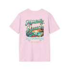 Mentally At The Beach Beach Bar T-Shirt | Premium Coastal Apparel Printify