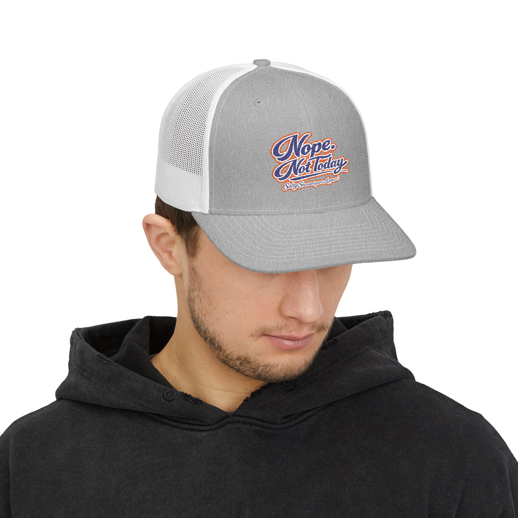 Nope. Not Today. Snapback Trucker Hat | Premium Coastal Mesh Cap Printify