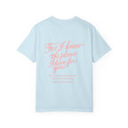 Scripted Scripture T‑Shirt — “For I know the plans I have for you” Inspirational Tee Printify