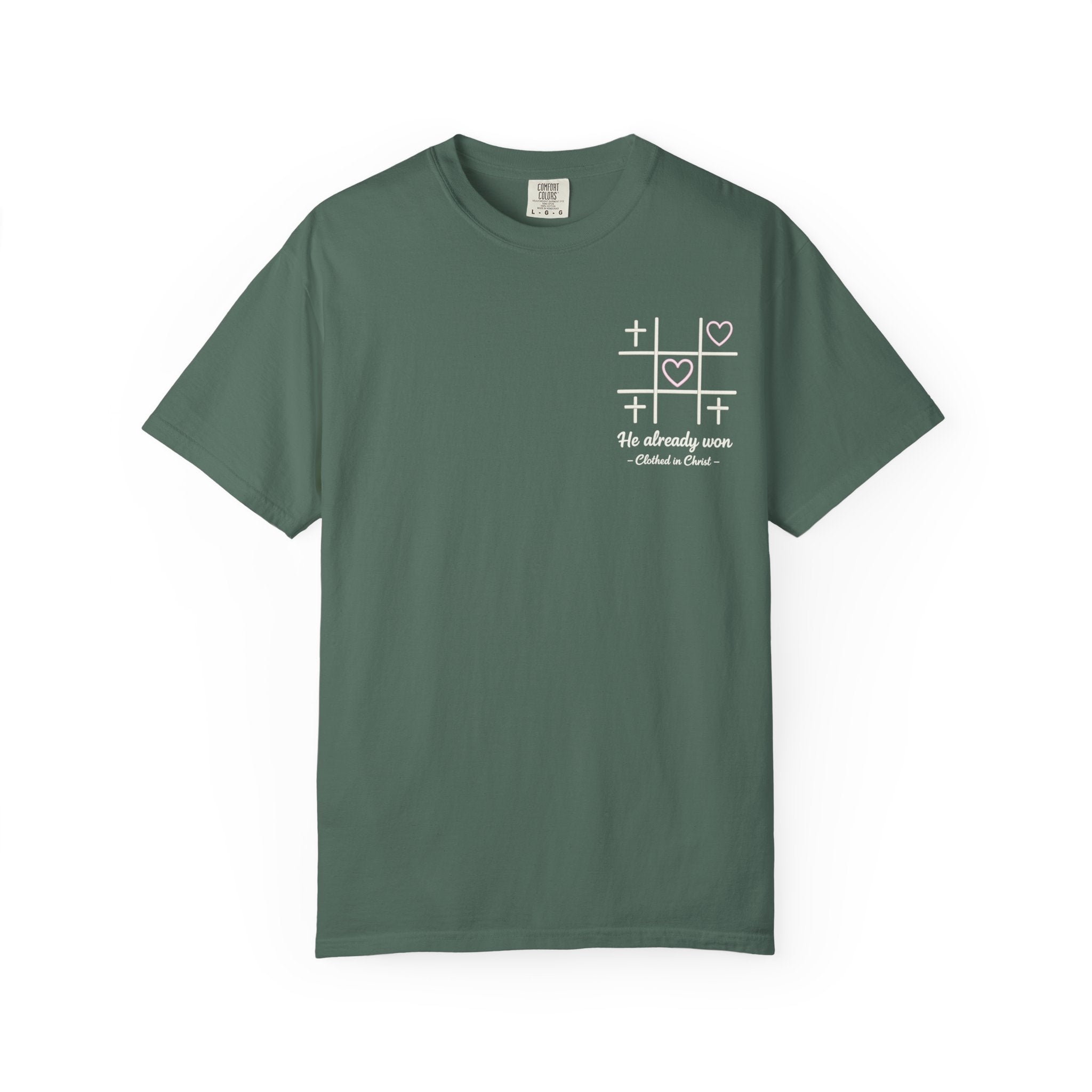 Minimal Heart Tic-Tac-Toe T-Shirt Printify