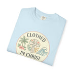 Clothed in Christ Graphic T-Shirt — Christian Faith Tee Printify