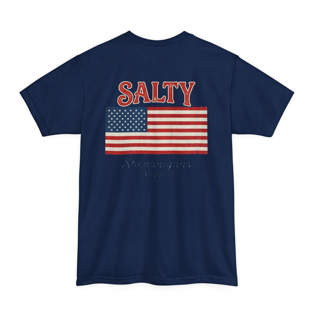 American Flag T-Shirt — Salty Shenanigans Apparel Patriotic Tee Printify