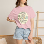 Clothed in Christ Graphic T-Shirt — Christian Faith Tee Printify