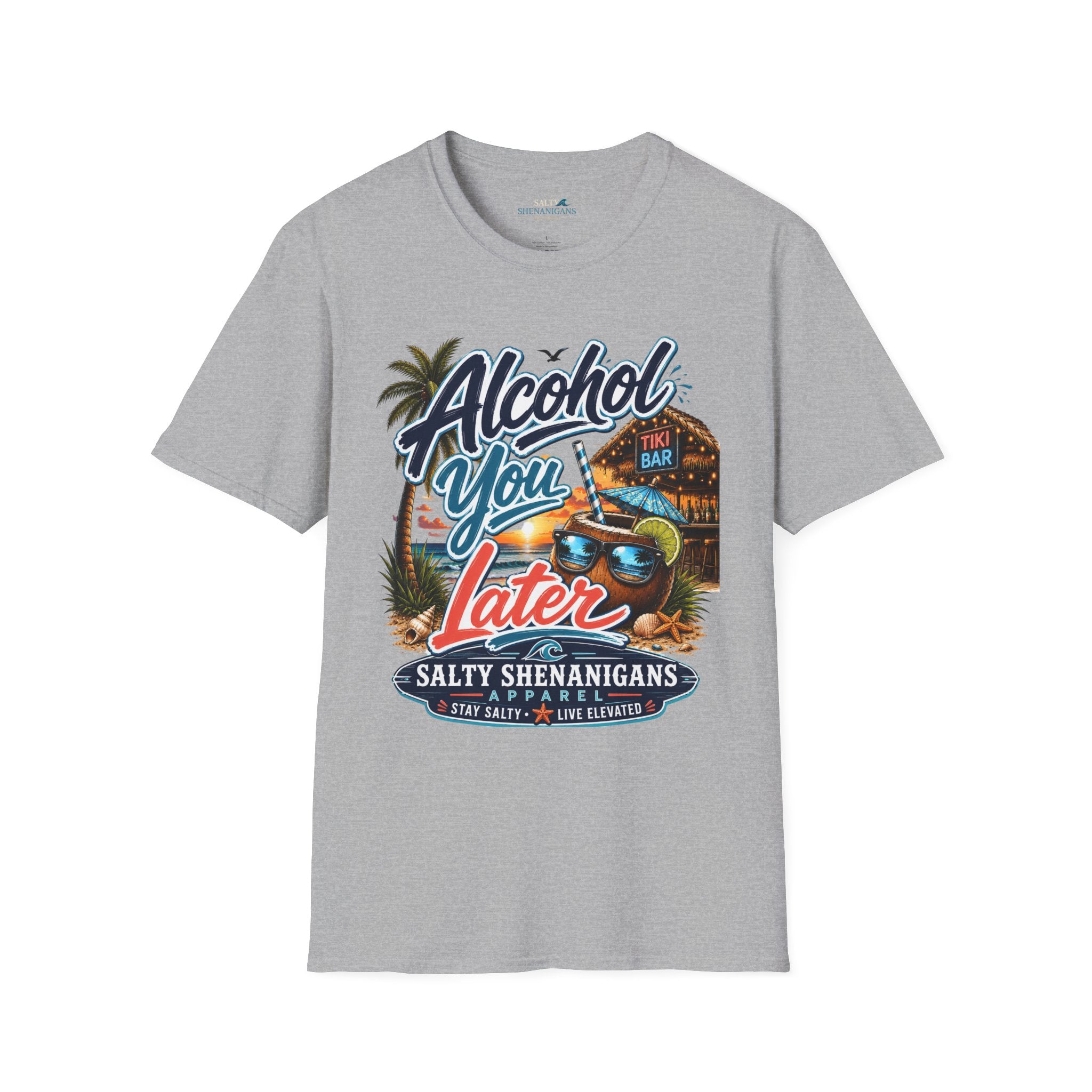 Alcohol You Later | Funny Cocktail Tee Printify
