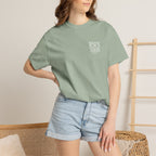 Jesus Saves T-Shirt — Minimal Embossed Religious Tee Printify