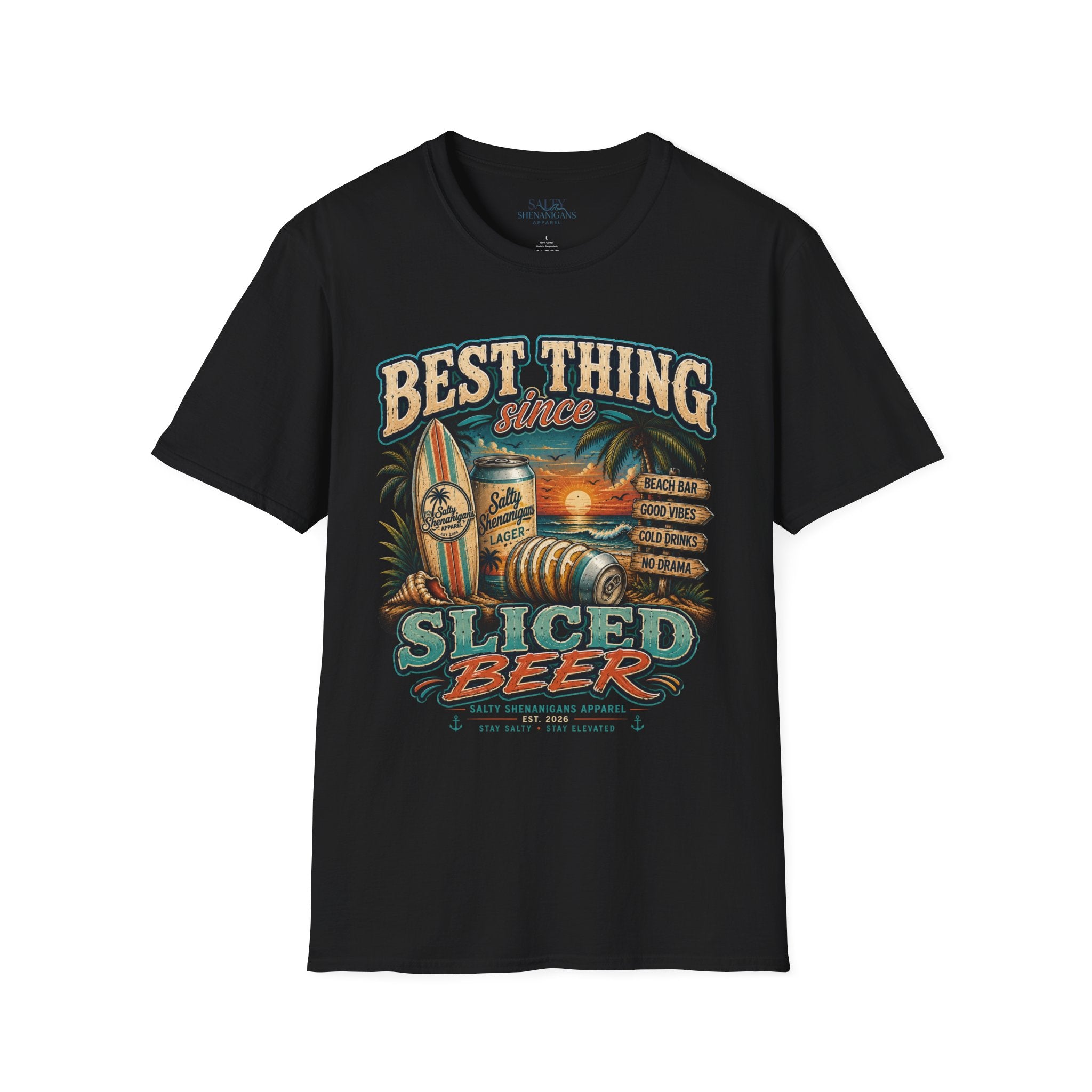 Best Thing Since Sliced Beer T-Shirt | Funny Beach Beer Shirt Printify