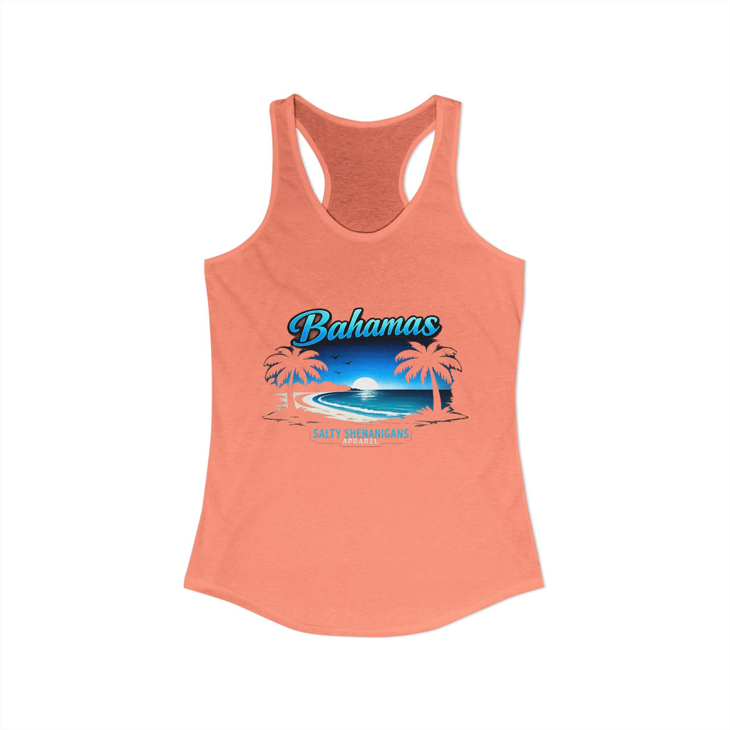 Women's Salty Shenanigans Bahamas Racerback Tank Printify