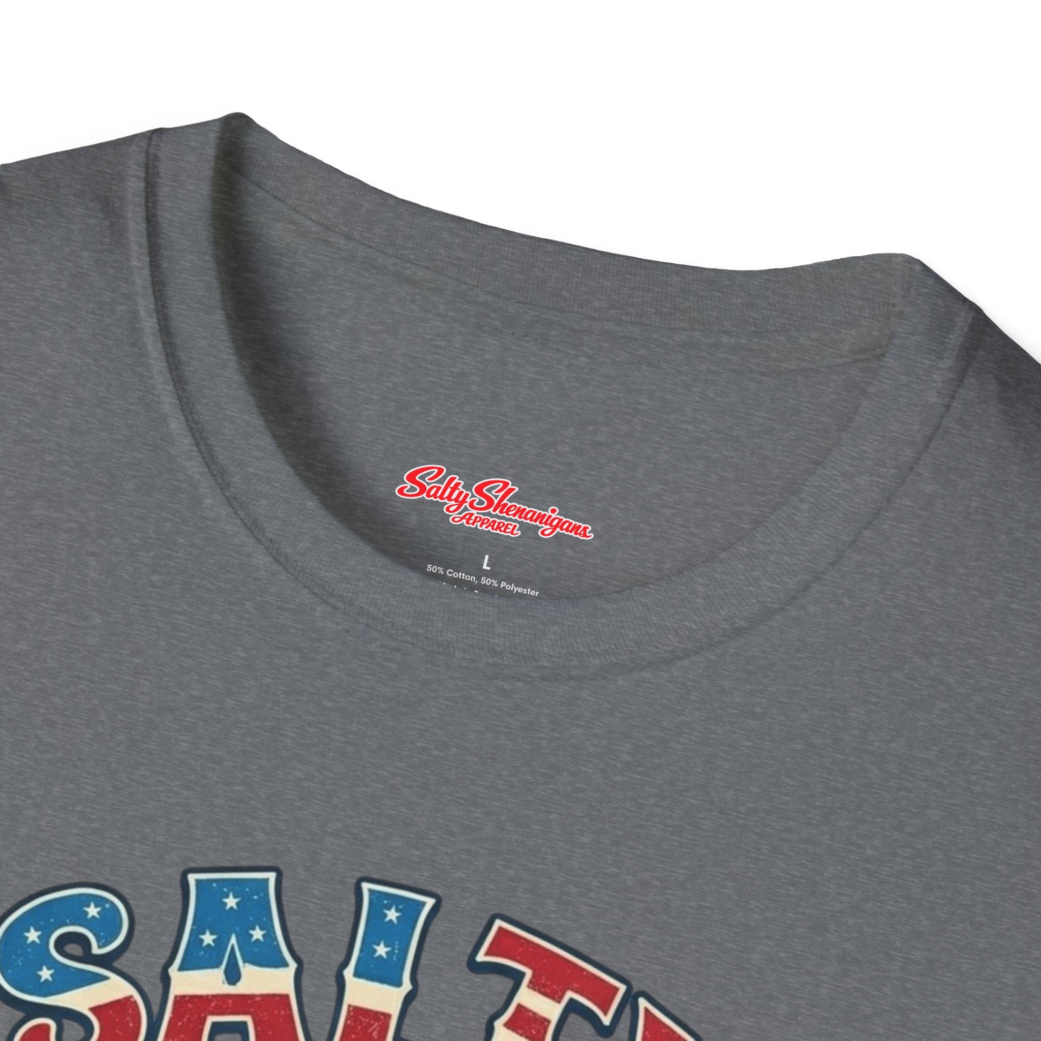 Salty Shenanigans Apparel Beach T-Shirt Printify