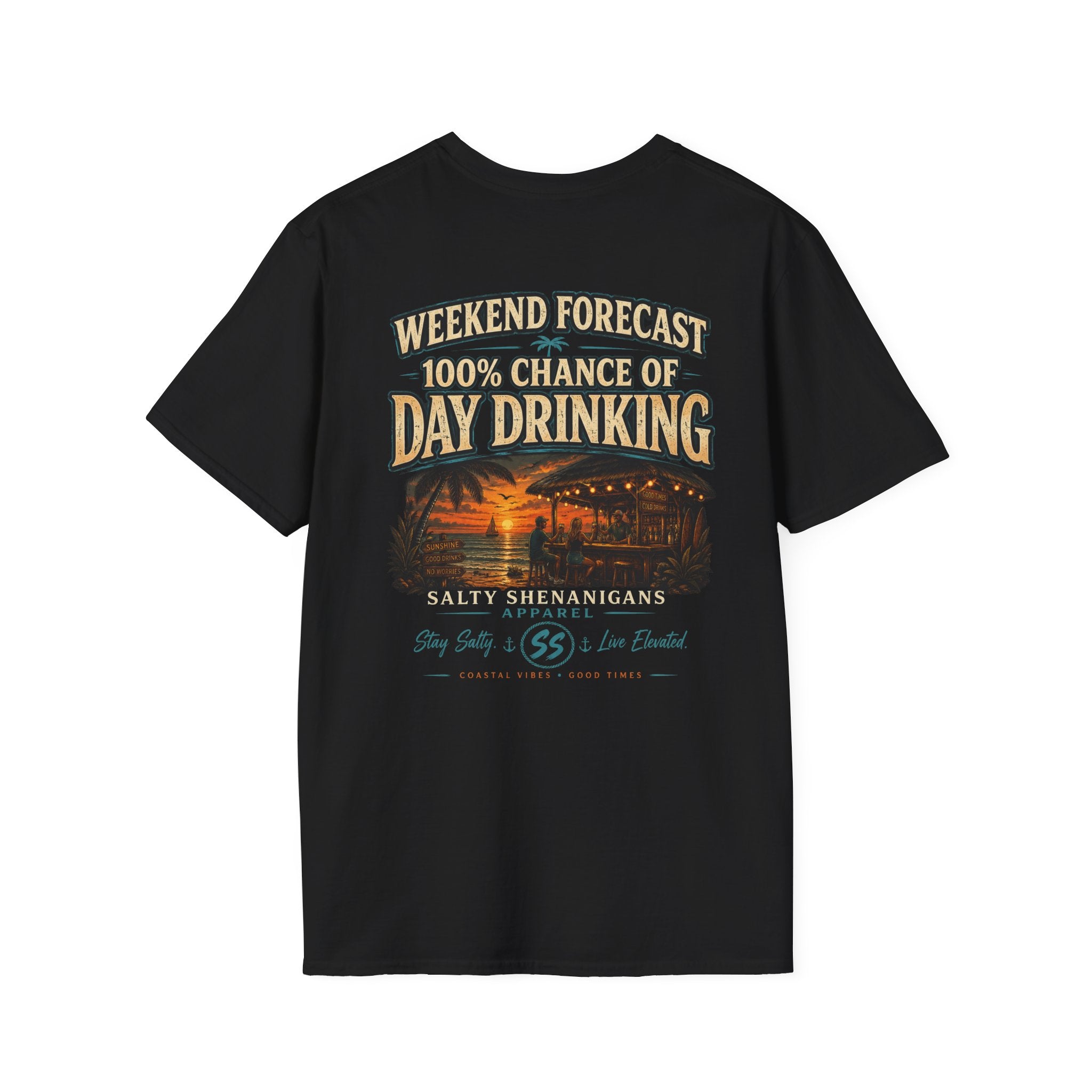 Weekend Forecast: 100% Chance of Day Drinking Tee Printify