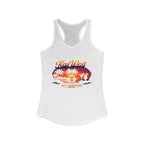 Women's Salty Shenanigans Key West Palm Racerback Tank Printify