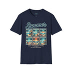 Summer Vintage Beach Postcard Graphic T-Shirt Printify